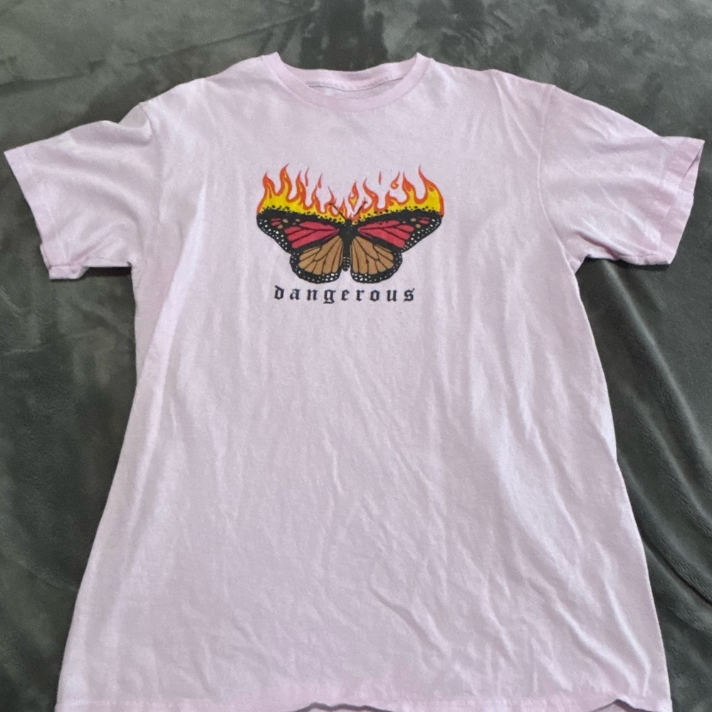 Pink Graphic Short Sleeve Tee